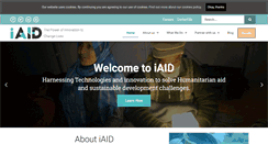 Desktop Screenshot of iaid.org
